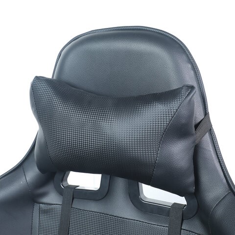 Кресло Brabix GT Carbon GM-115 (две подушки, экокожа, черное) 531932 в Миассе - изображение 5