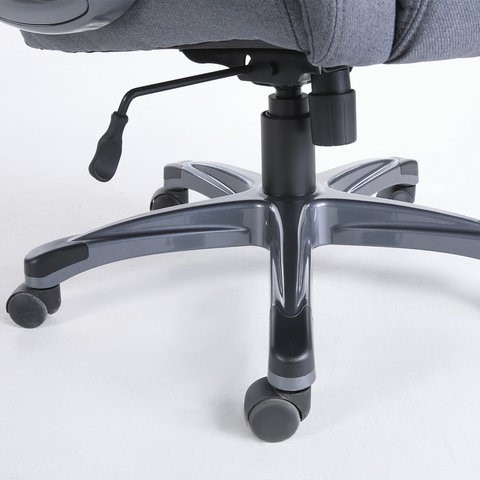 Офисное кресло Brabix Premium Solid HD-005 (ткань, серое) в Челябинске - изображение 13