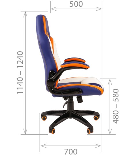 Компьютерное кресло CHAIRMAN GAME 15, MIXCOLOR в Миассе - изображение 5