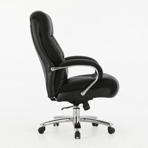 Кресло компьютерное Brabix Premium Bomer HD-007 (рециклированная кожа, хром, черное) 531939 в Челябинске - предосмотр 1