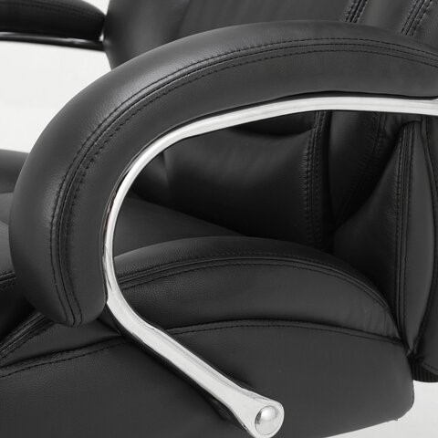 Офисное кресло Brabix Premium Pride HD-100 (натуральная кожа, черное) в Челябинске - изображение 6