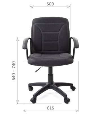Кресло CHAIRMAN 627 ткань, цвет серый в Миассе - изображение 1