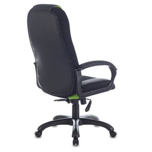 Компьютерное кресло Brabix Premium Rapid GM-102 (экокожа/ткань, черное/зеленое) в Челябинске - предосмотр 2
