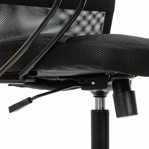 Кресло компьютерное Brabix Premium Stalker EX-608 PL (ткань-сетка/кожзам, черное) 532090 в Челябинске - изображение 5