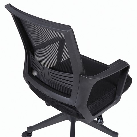 Компьютерное кресло Brabix Balance MG-320 (с подлокотниками, черное) в Челябинске - изображение 6