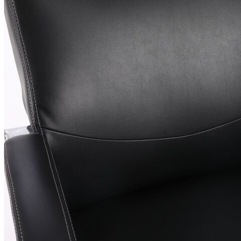 Кресло компьютерное Brabix Total HD-006 (экокожа, хром, черное) в Челябинске - изображение 5
