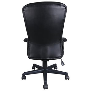 Кресло компьютерное Brabix Optima MG-370 (с подлокотниками, экокожа/ткань, черное) 531580 в Челябинске - предосмотр 2