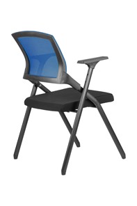 Офисное кресло складное Riva Chair M2001 (Синий/черный) в Челябинске - предосмотр 3