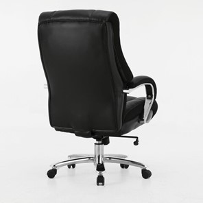 Кресло компьютерное Brabix Premium Bomer HD-007 (рециклированная кожа, хром, черное) 531939 в Челябинске - предосмотр 2