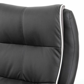 Компьютерное кресло Brabix Premium Strong HD-009 (экокожа черная, ткань серая) в Челябинске - предосмотр 5