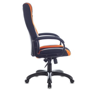 Компьютерное кресло Brabix Premium Rapid GM-102 (экокожа/ткань, черно/оранжевое) в Челябинске - предосмотр 1