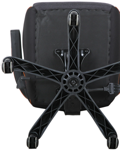Кресло Brabix Techno Pro GM-003 (ткань, черное/серое, вставки оранжевые) в Челябинске - предосмотр 5