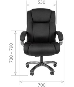 Офисное кресло CHAIRMAN 410 Акриловая ткань SX Серый в Миассе - предосмотр 1