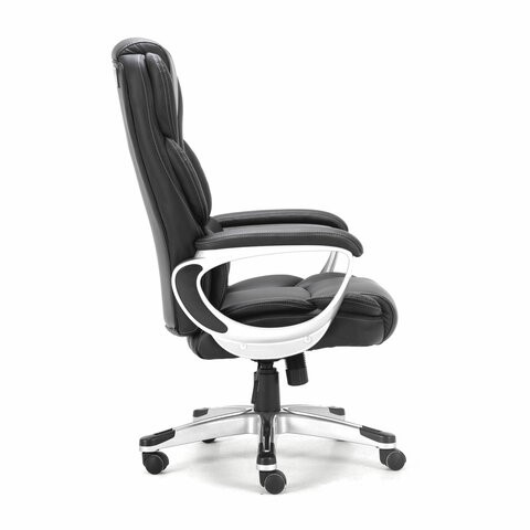 Кресло Brabix Premium Rest EX-555 (пружинный блок, экокожа, черное) 531938 в Миассе - изображение 1