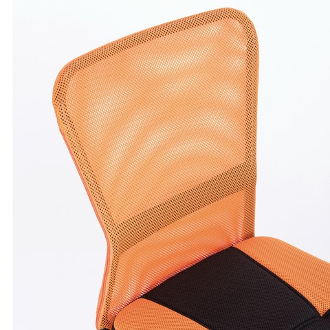 Компьютерное кресло Brabix Smart MG-313 (без подлокотников, комбинированное, черное/оранжевое) 531844 в Миассе - изображение 5