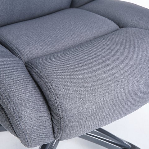 Офисное кресло Brabix Premium Solid HD-005 (ткань, серое) в Челябинске - изображение 7