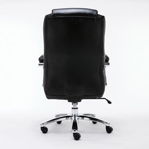 Кресло офисное Brabix Premium Status HD-003 (рециклированная кожа, хром, черное) 531821 в Челябинске - предосмотр 3