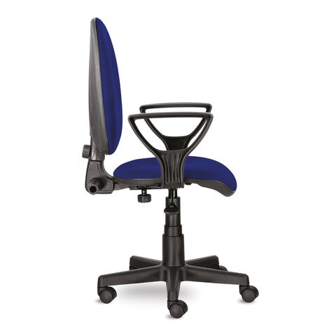 Офисное кресло Brabix Prestige Ergo MG-311 (регулируемая эргономичная спинка, ткань, синее) 532423 в Челябинске - изображение 1