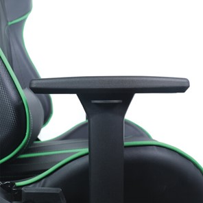 Кресло офисное Brabix GT Carbon GM-120 (две подушки, экокожа, черное/зеленое) 531929 в Миассе - предосмотр 10