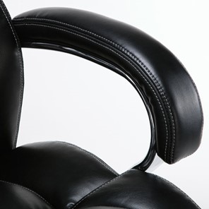 Кресло офисное Brabix Premium Status HD-003 (рециклированная кожа, хром, черное) 531821 в Челябинске - предосмотр 8