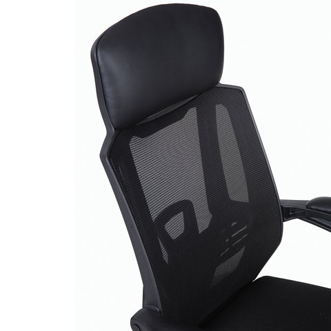 Офисное кресло Brabix Nexus ER-401 (с подлокотниками, черное) в Челябинске - изображение 7