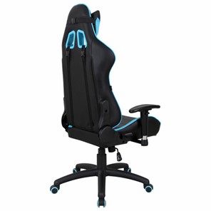 Компьютерное кресло Brabix GT Master GM-110 (две подушки, экокожа, черное/голубое) 531928 в Миассе - предосмотр 2