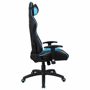 Компьютерное кресло Brabix GT Master GM-110 (две подушки, экокожа, черное/голубое) 531928 в Челябинске - предосмотр 1