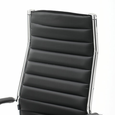 Компьютерное кресло Brabix Style EX-528 (экокожа, хром, черное) в Челябинске - изображение 6