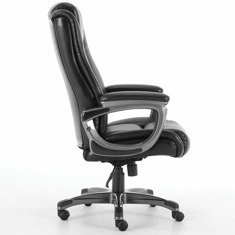 Офисное кресло Brabix Premium Solid HD-005 (рециклированная кожа, черное) 531941 в Челябинске - изображение 1
