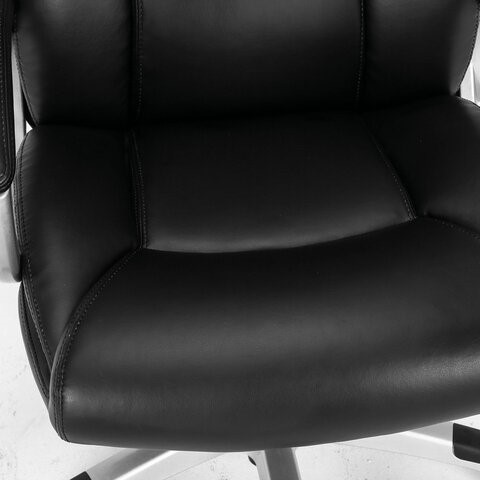 Кресло офисное Brabix Premium Grand EX-501 (рециклированная кожа, черное) 531950 в Челябинске - изображение 7