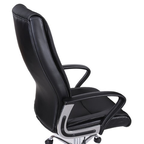 Компьютерное кресло Brabix Forward EX-570 (хром, экокожа, черное) 531837 в Миассе - изображение 7