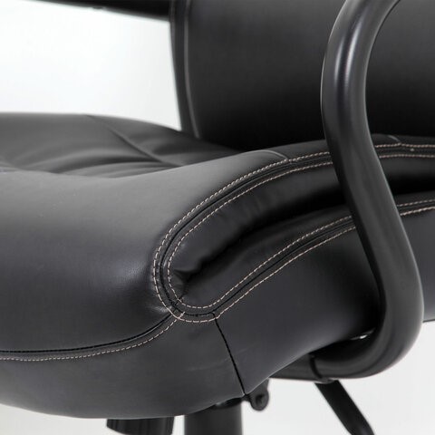 Компьютерное кресло Brabix Premium Heavy Duty HD-004 (экокожа, черное) 531942 в Миассе - изображение 8
