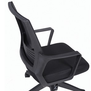 Компьютерное кресло Brabix Balance MG-320 (с подлокотниками, черное) в Челябинске - предосмотр 7