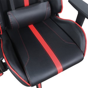 Компьютерное кресло Brabix GT Carbon GM-120 (две подушки, экокожа, черное/красное) в Челябинске - предосмотр 8