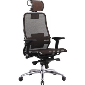 Офисное кресло Samurai S-3.04, темно-коричневый в Копейске
