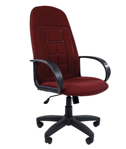 Компьютерное кресло CHAIRMAN 727 ткань ст., цвет бордо в Магнитогорске