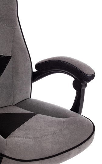 Компьютерное кресло ARENA флок , серый/черный, 29/35 арт.14129 в Миассе - изображение 10