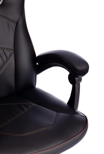 Компьютерное кресло ARENA кож/зам, черный/черный карбон, 36-6/карбон черный арт.13561 в Челябинске - изображение 10