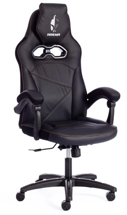 Компьютерное кресло ARENA кож/зам, черный/черный карбон, 36-6/карбон черный арт.13561 в Челябинске - изображение