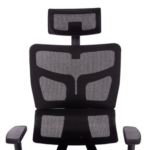 Кресло компьютерное MESH-11HR ткань/сетка, черный, арт.19507 в Челябинске - предосмотр 9