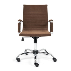 Компьютерное кресло URBAN-LOW флок, коричневый, арт.14446 в Челябинске - предосмотр 1