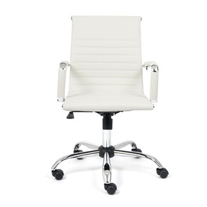 Кресло компьютерное URBAN-LOW кож/зам, белый, арт.14454 в Челябинске - предосмотр 1
