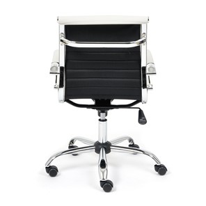 Кресло компьютерное URBAN-LOW кож/зам, белый, арт.14454 в Челябинске - предосмотр 4