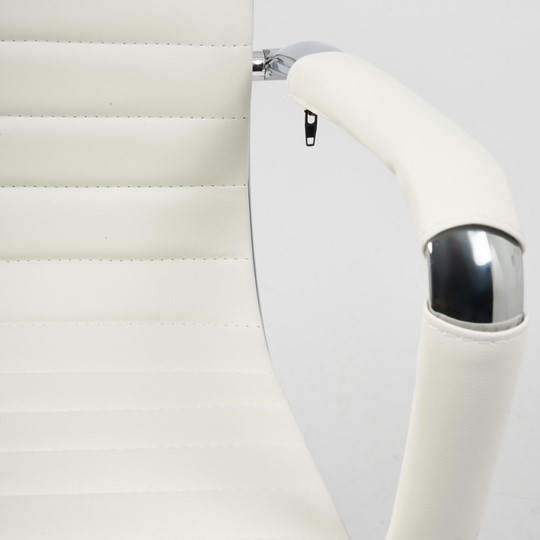 Кресло компьютерное URBAN-LOW кож/зам, белый, арт.14454 в Челябинске - изображение 6
