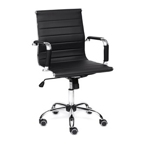 Кресло компьютерное URBAN-LOW кож/зам, черный, арт.14460 в Челябинске