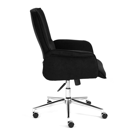 Кресло компьютерное YORK флок, черный, арт.13559 в Миассе - изображение 2