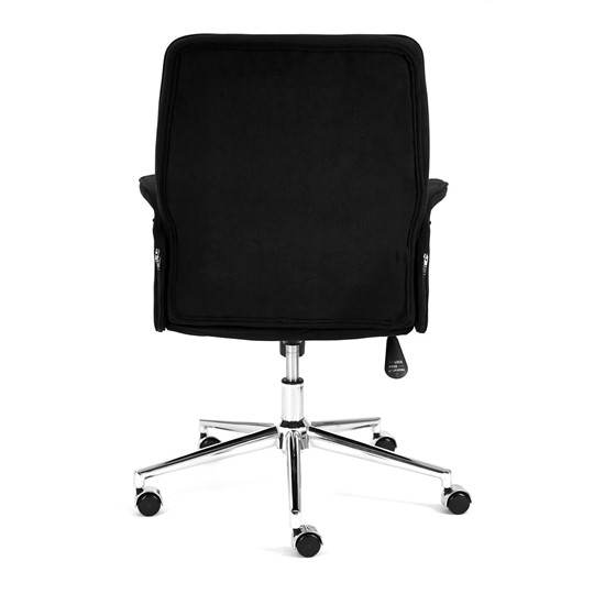 Кресло компьютерное YORK флок, черный, арт.13559 в Миассе - изображение 4
