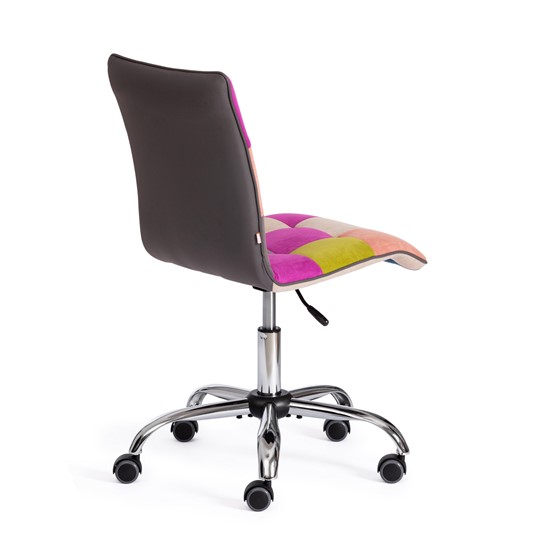 Кресло компьютерное ZERO (спектр) ткань, флок, цветной арт.15370 в Миассе - изображение 2