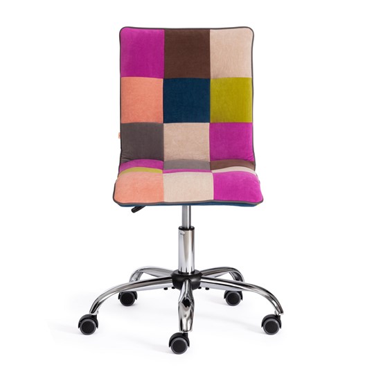 Кресло компьютерное ZERO (спектр) ткань, флок, цветной арт.15370 в Златоусте - изображение 4