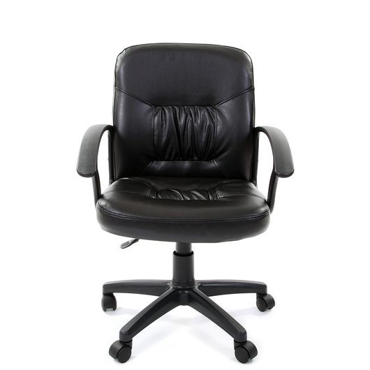 Офисное кресло CHAIRMAN 651 ЭКО черное в Копейске - изображение 1